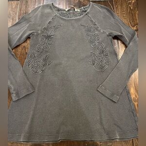 Soft Surroundings Camden Waffle Knit Thermal Tunic Top size XS